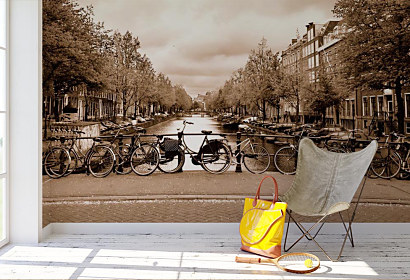 Fototapeta Amsterdam bicykle 1768